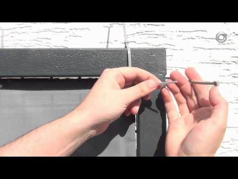 Montage Balkonbespannung - Balkon Sichtschutz montieren