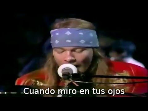 Guns N Roses    November Rain con Elton John 1992 MTV SUBTITULADA