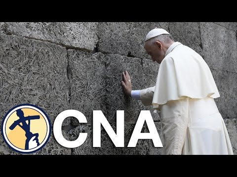 Pope Francis visits St. Maximilian Kolbe's cell