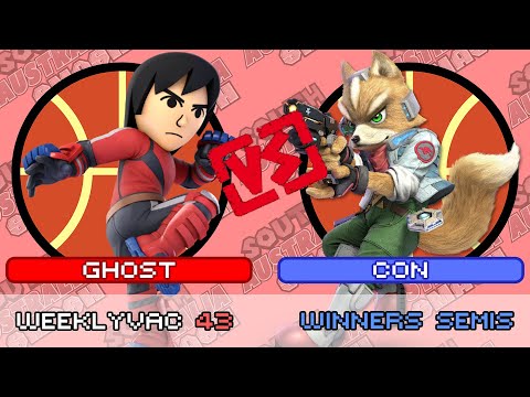 WeeklyVac 43 - SSBU - Ghost (Mii Brawler) vs Con (Fox)