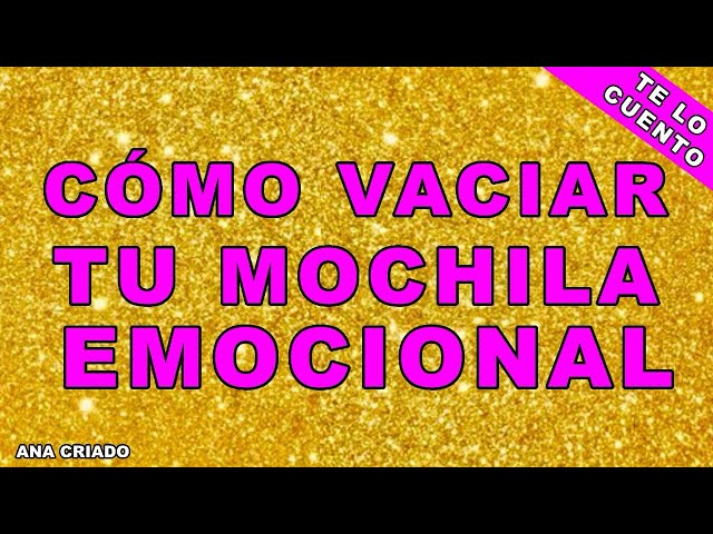 Vídeo relacionado con Cómo vaciar tu mochila emocional: Recupérate del trauma en mente, emoción y cuerpo