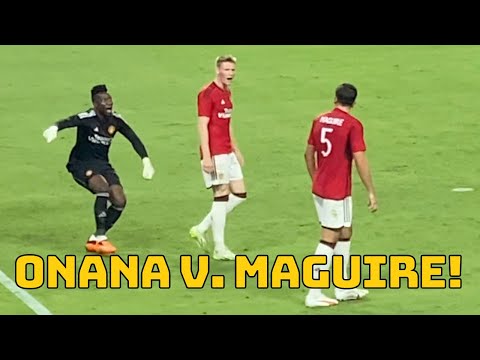 Andre Onana Verbally Attacks Harry Maguire after a play! WAS IT HIS FAULT? (7/30/23)