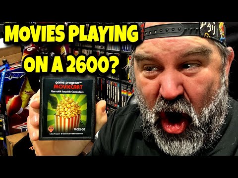 Movies on an Atari 2600 Rare Cartridges REVIEW....