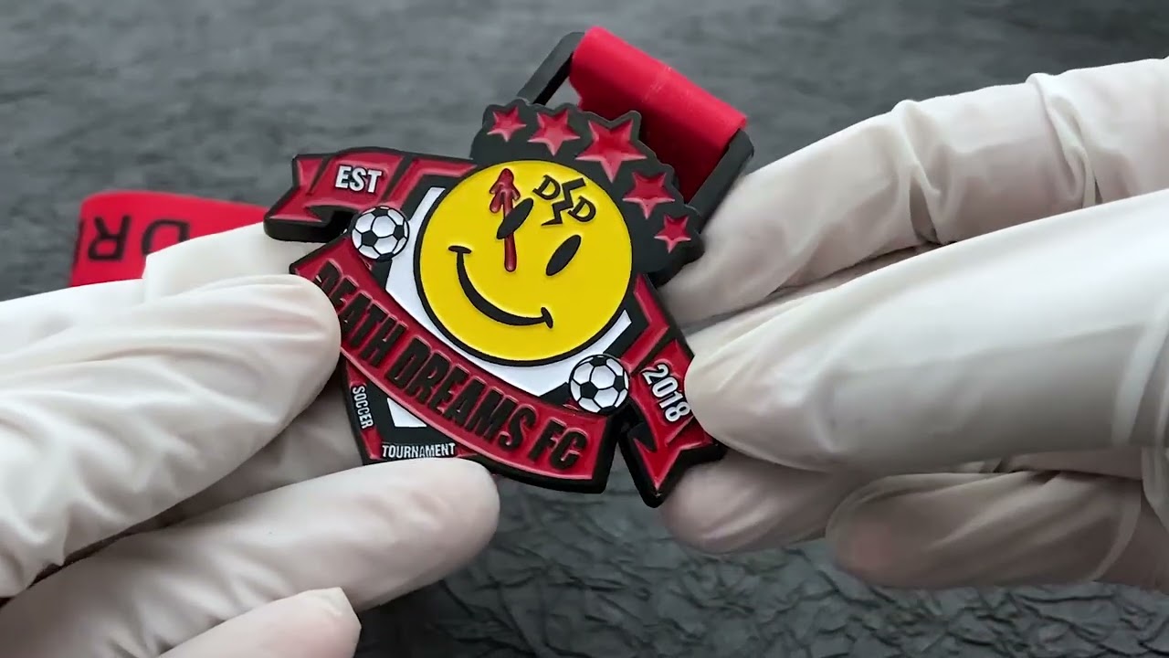 1187-Tournament Medals of the 2018 Eastern Death Dream Football Championship