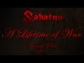 Sabaton - A Lifetime Of War (Lyrics English ...