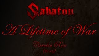 Sabaton - A Lifetime Of War (Lyrics English &amp; Deutsch)