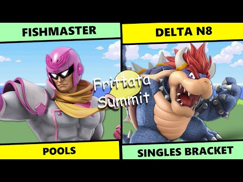 Frittata Summit: Pools - Fishmaster (C. Falcon, Meta Knight) Vs Delta N8 (Bowser) SSBU Singles