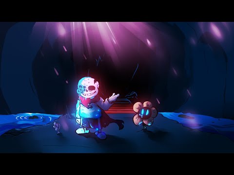 Undertale Icebound Sans and Flowey Fight