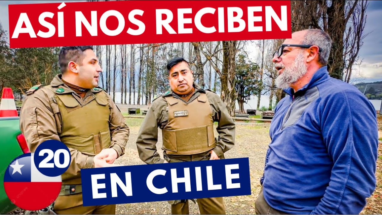 🧑‍✈️SORPRENDIDOS POR CARABINEROS EN EL LAGO RIÑIHUE EN CHILE Y ASI NOS TRATAN 🇨🇱 #carabineros #chile