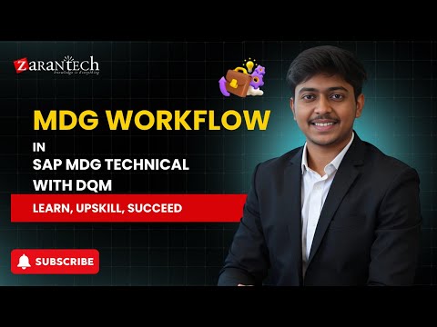 MDG Basics and Architecture Overview in SAP MDG Technical with DQM ZaranTech