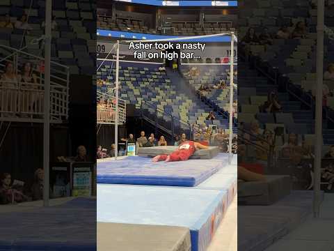 His dismount gave me chills 🤯 (Asher Hong) #gymnastics #gymnast #sports #sport #olympics #olympic