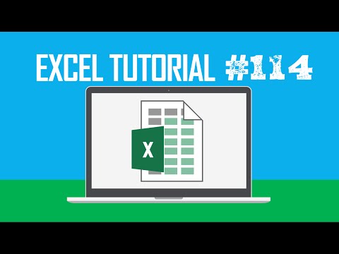 Excel Tutorial #114:  Selecting the Current Region around Active Cell (Ctrl + Shift + 8)