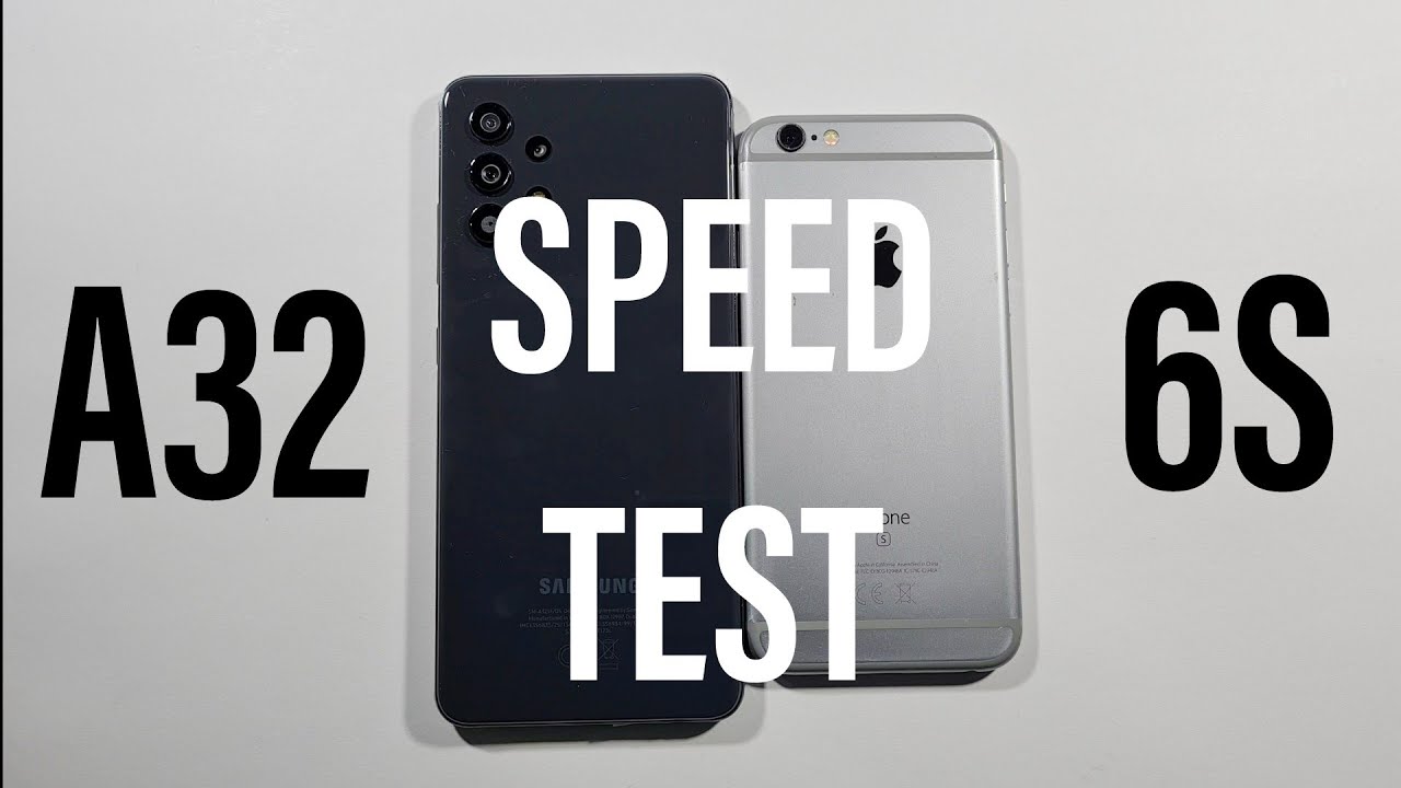 Samsung A32 vs Iphone 6s Speed Test