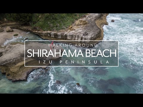 Walking around Shirahama Beach in Izu Peninsula | Japan Walk 4k