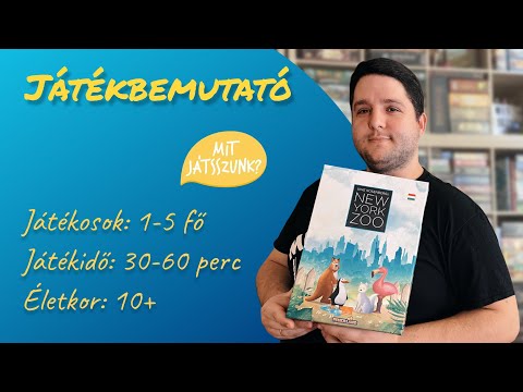 New York Zoo Társasjáték bemutató - Mit Játsszunk?