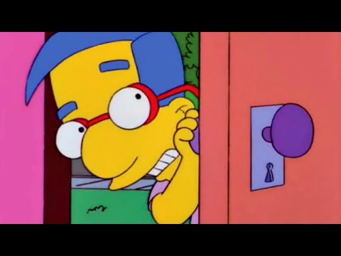 Milhouse Comes Over for Dinner