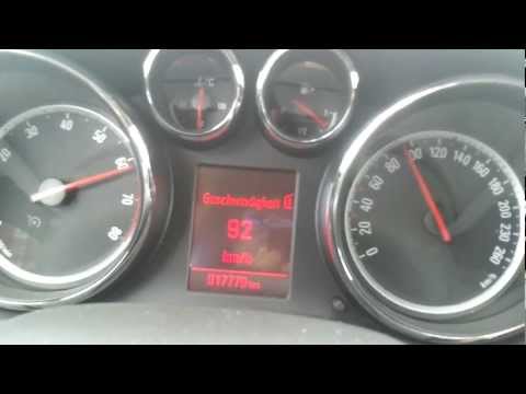 Opel Astra 1.4 Turbo 2012 0-100 km/h acceleration