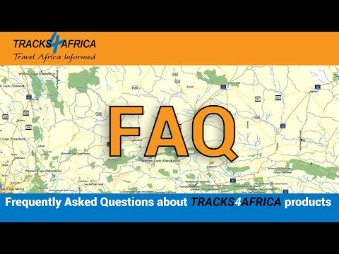 Tracks4Africa – Frequently Asked Questions about Tracks4Africa products, online shopping website.