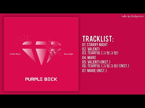 [Full Album] PURPLEBECK (퍼플백) – Starry Night