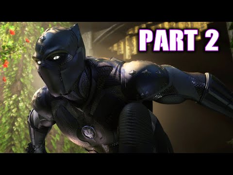 MARVELS AVENGERS BLACK PANTHER DLC War for Wakanda Walkthrough Gameplay - Part 2