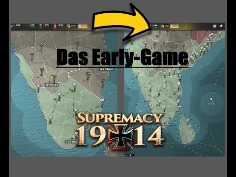 The early game on a 500-square map - Supreme 1914 *tutorial
