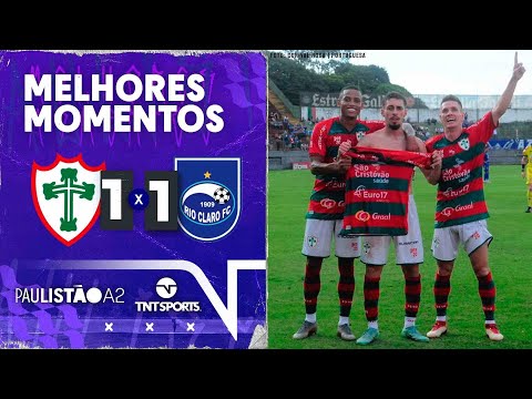 LUSA EMPATA E ESTÁ DE VOLTA À ELITE DO PAULISTÃO! | Portuguesa 1x1 Rio Claro | Paulistão A2