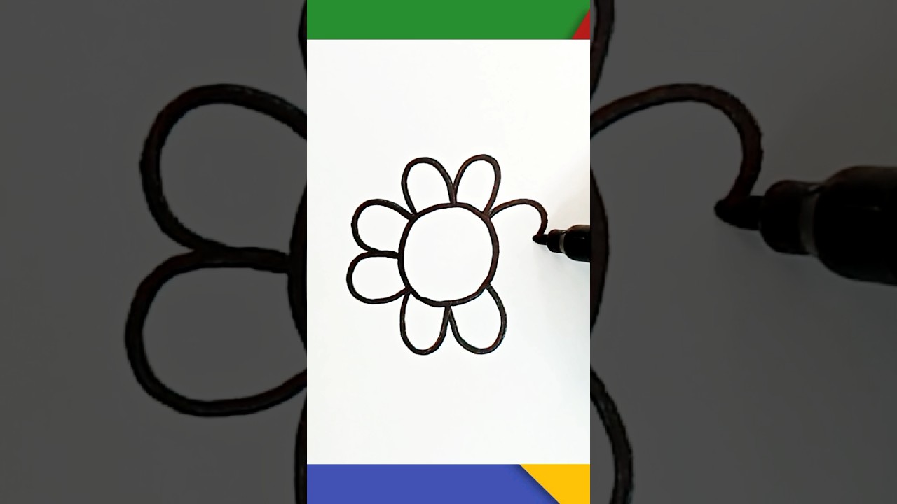 Pretty Flower Art Guide 🌸🌿🌼🌷 #flowers #art #viral #shorts