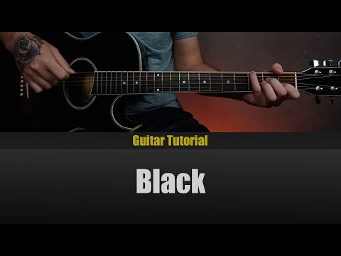 Pearl Jam - Black | Easy Guitar Lesson Tutorial with Chords/Tabs and Lyrics