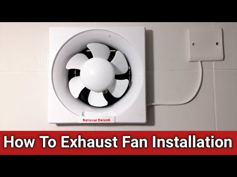 How To Bathroom Exhaust Fan Installation / How to Exhaust Fan Installation / Fan Unboxing