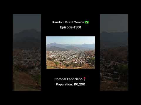 Coronel Fabriciano 📍 Random Brazil Towns 🇧🇷 | Episode 301 | #brazil #brasil #minasgerais #shorts