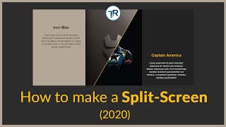 HOW TO CREATE SPLIT SCREEN USING JQUERY (2020)