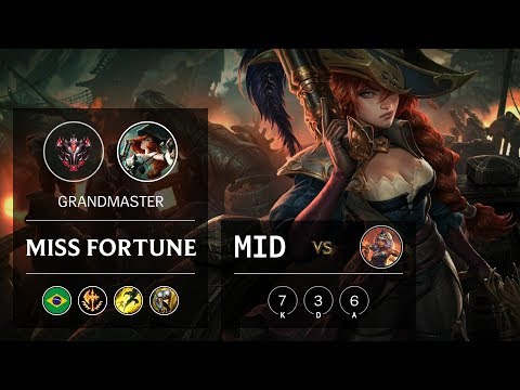 Miss Fortune Mid vs Qiyana - BR Grandmaster Patch 10.2