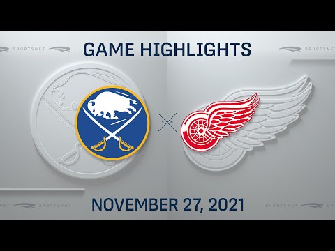 NHL Highlights | Sabres vs. Red Wings - Nov. 27, 2021