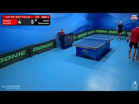 12:30 Maksym Deineha 3 - 2 Serhii Skachenko West 1 WIN CUP 13.12.2022 | TABLE TENNIS WINCUP