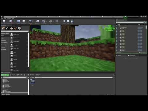 Jaydanson - Infinite Randomly Generated Minecraft Terrain part 2 (Unreal Engine 4)
