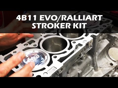 4B11 Mitsubishi Evo/Ralliart Engine Rebuild - Stroker Kit