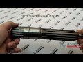 Відео огляд Вал гідромотора Kawasaki M2X150 Handok