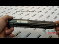 text_video Drive Shaft Motor Kawasaki M2X150, M2X170 L=255.7 mm HANDOK