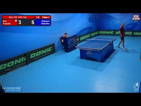 08:30 Ihor Trydukh  1-3 Maksym Deineha West 1 WIN CUP 16.11.2022 | TABLE TENNIS WINCUP