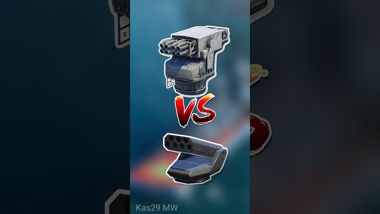 4x H/JJ30-8-300 Vs 4x A-100 MLRS, Rocket Launcher Damage #shorts #modernwarship