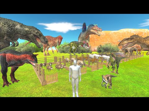 Jurassic World Evolution Camping 12 How to STOP Carnivores from Eating My Animals - Battle Simulator