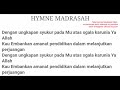 Teks Lagu Hymne Madrasah Mp3