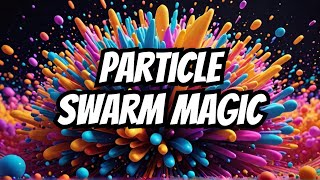 Javascript Website Animation:  Incredible R3f Particle Swarm effect