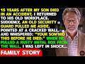 15 Years After My Son Died, A Security Guard Told Me: “Your Son Hid This Inside The Wall…”
