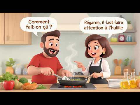 Daily French Conversation Practice with Subtitles - Improve your Spoken French with Dialogue