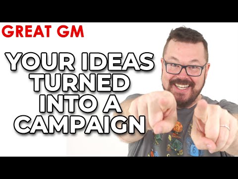I've drawn 5 of your ideas and I'll be turning them into 1 amazing campaign!