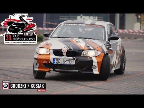 Grodzki / Kosiak - BMW 130i - 30 Rajd Niepodległości 2021