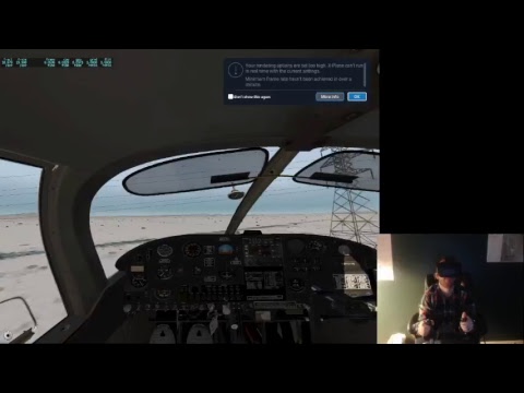 [Fun Clip] Disaster messing around VR Flight