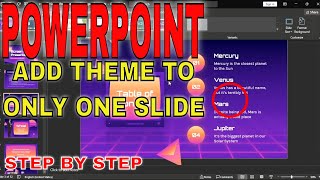 ✅ How To Add Theme To Only One Slide In PowerPoint 🔴