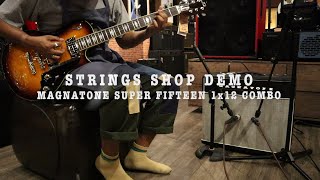 Video thumbnail for STRINGS SHOP DEMO : MAGNATONE SUPER FIFTEEN 1x12 COMBO by Strings Shop